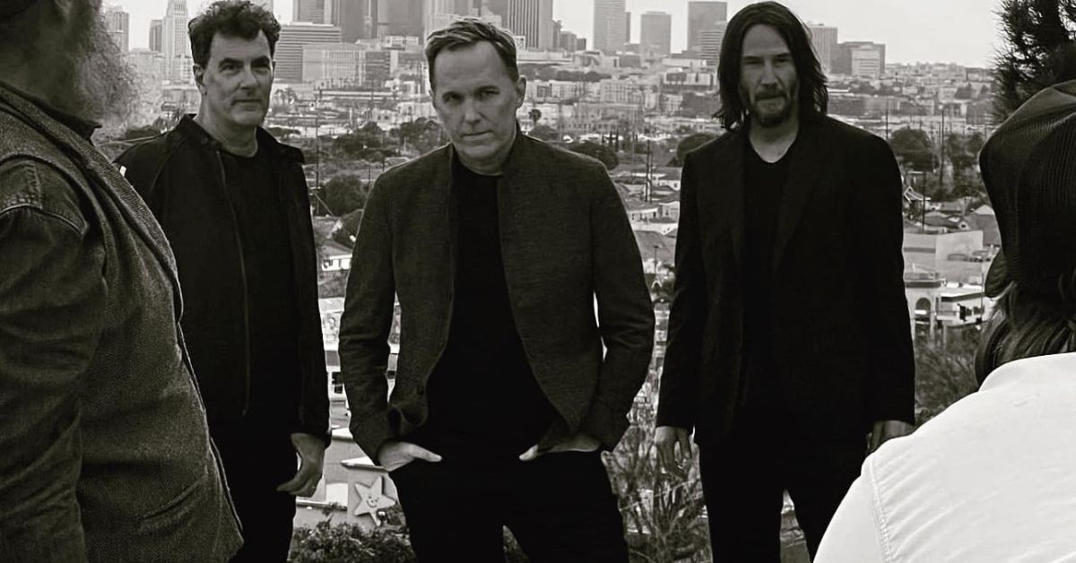 A black and white photo of Dogstar