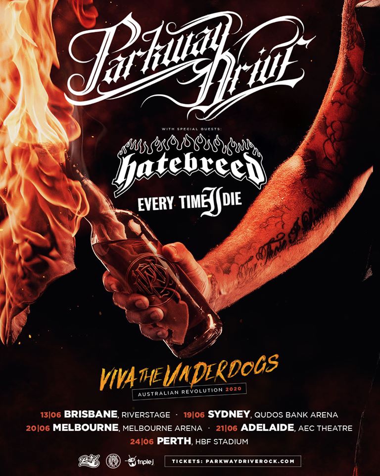 PWD - Viva The Underdogs Tour Flyer