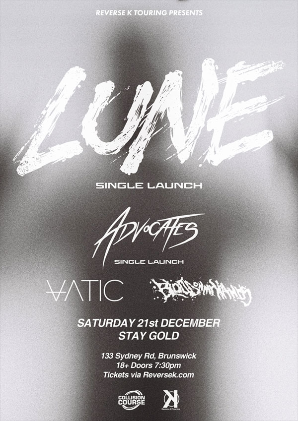 Lune tour poster