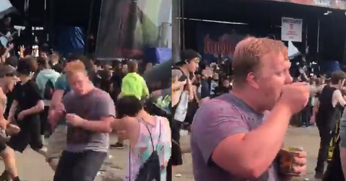 Watch This Dude Casually Eating Beans in the Pit Watch This Dude Casually Eating Beans in the Pit
