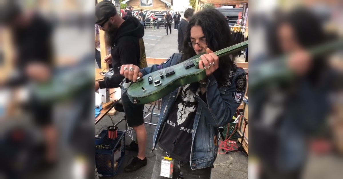 This Fully-Funcitoning Guitar Also Doubles as a Pipe This Fully-Funcitoning Guitar Also Doubles as a Pipe