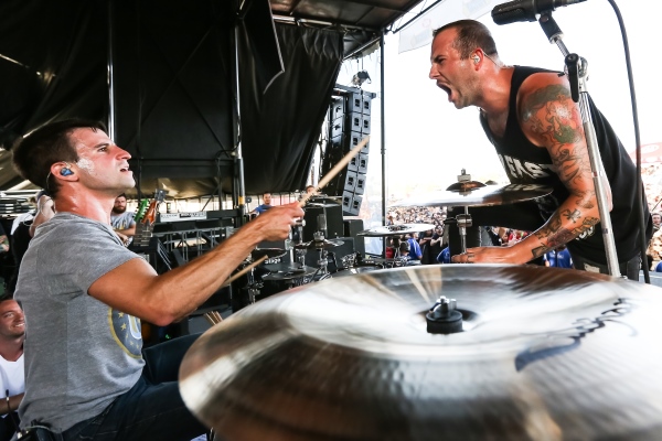 Matt Greiner and Jake Luhrs of August Burns Red