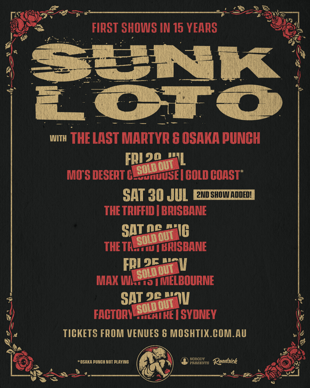 sunk loto tour