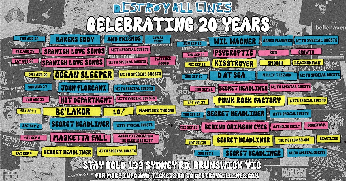 DAL 20TH ANNIVERSARY POSTER