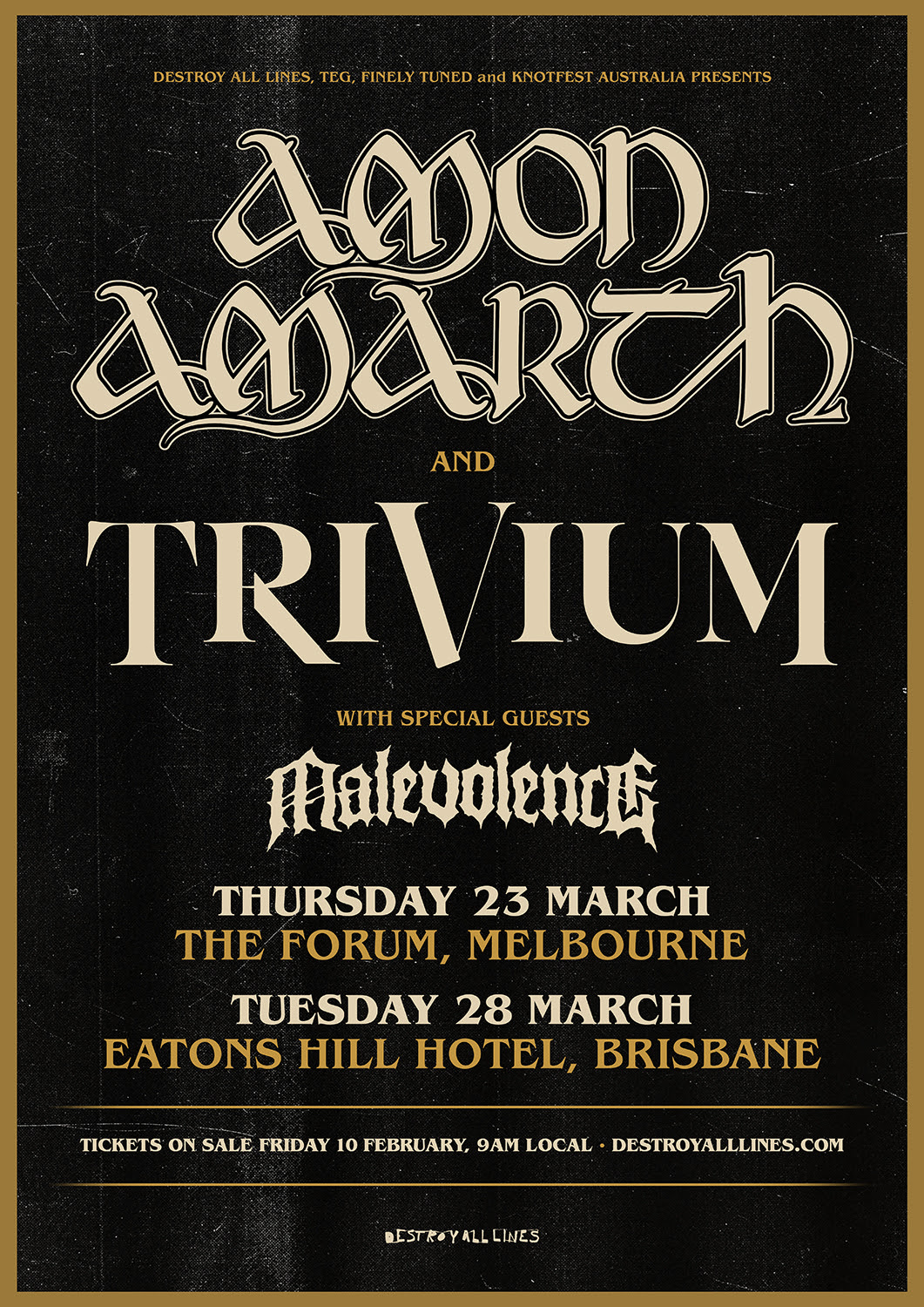 Amon Amarth Sideshow