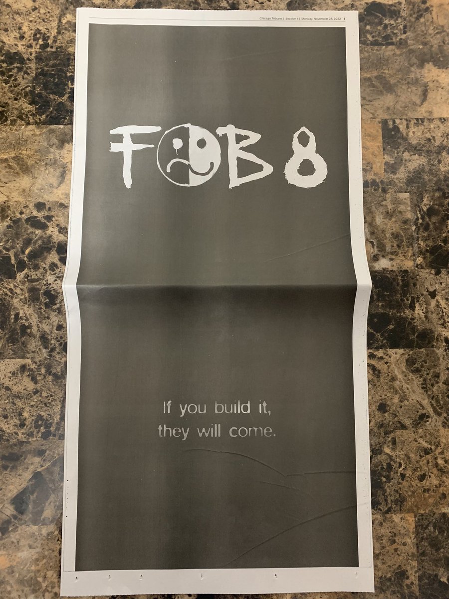 fall out boy newspaper
