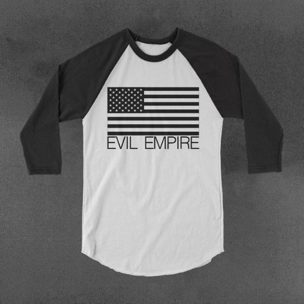 evil empire tee raglan flag