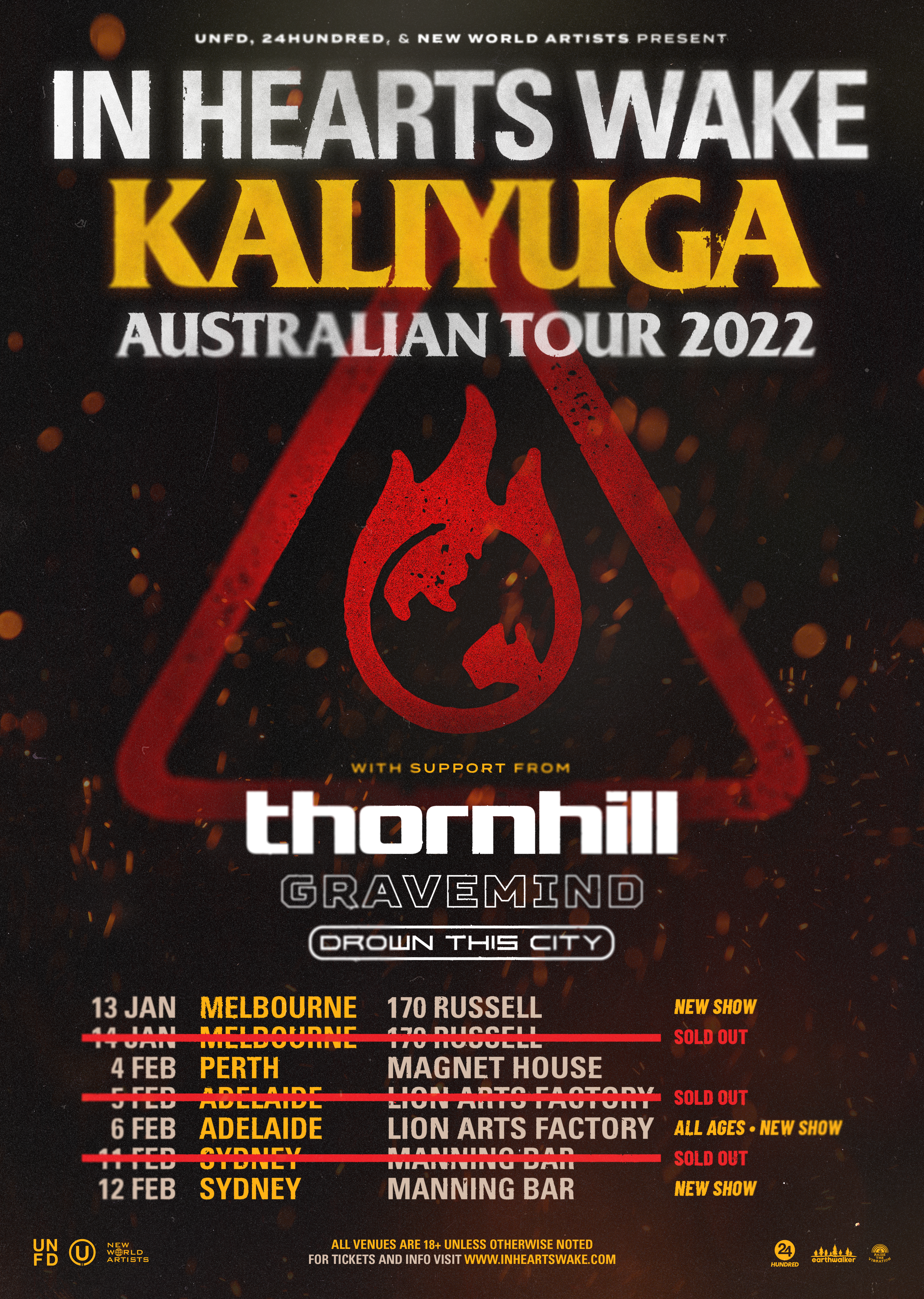 tour dates ihw