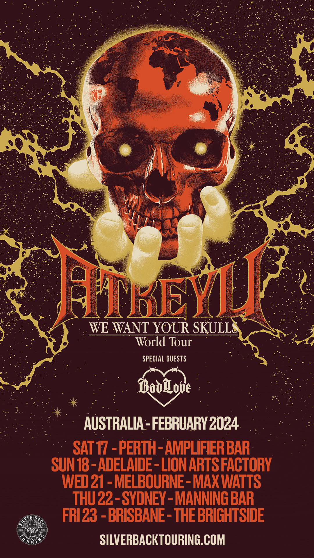 Atreyu Tour 2024 - Poster