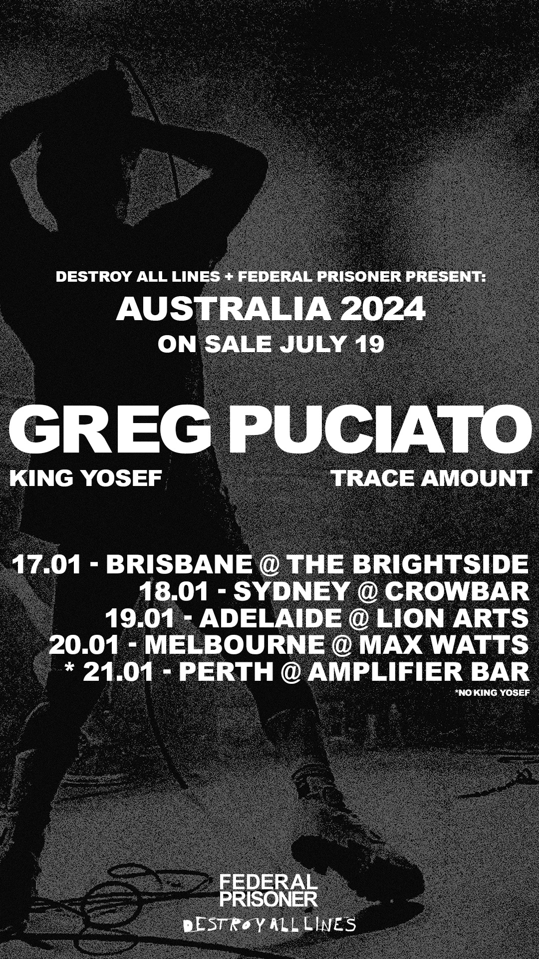 Greg Puciato Australia