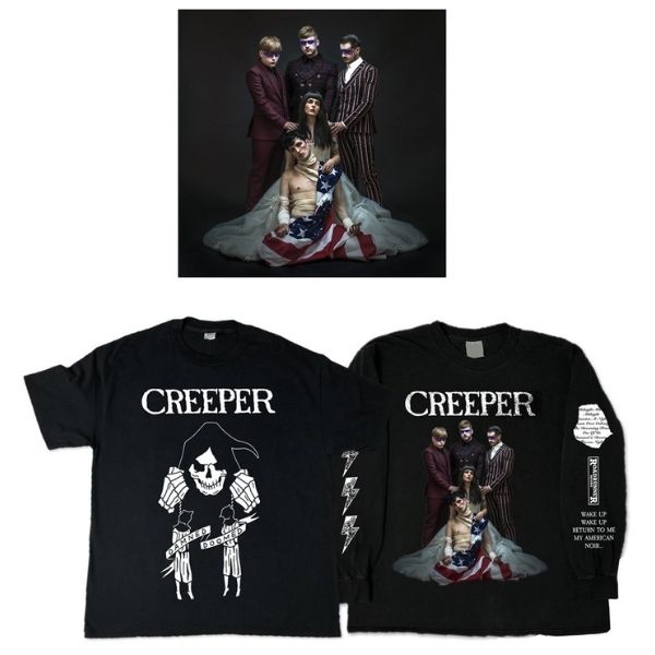 creeper american noir merch