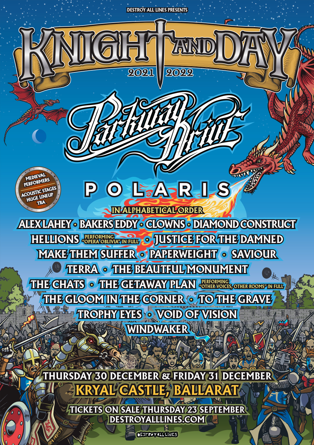 Knight and Day Festival Poster