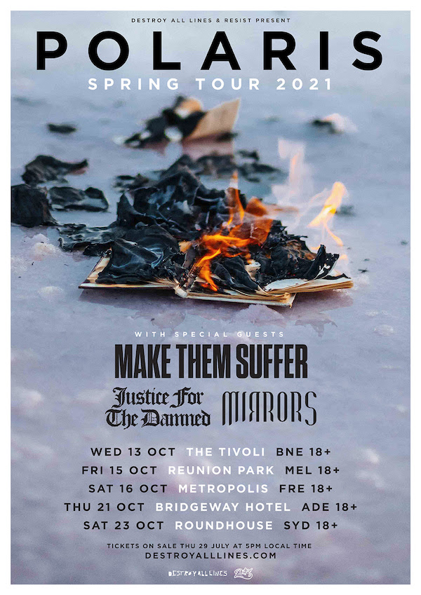 polaris make them suffer tour poster