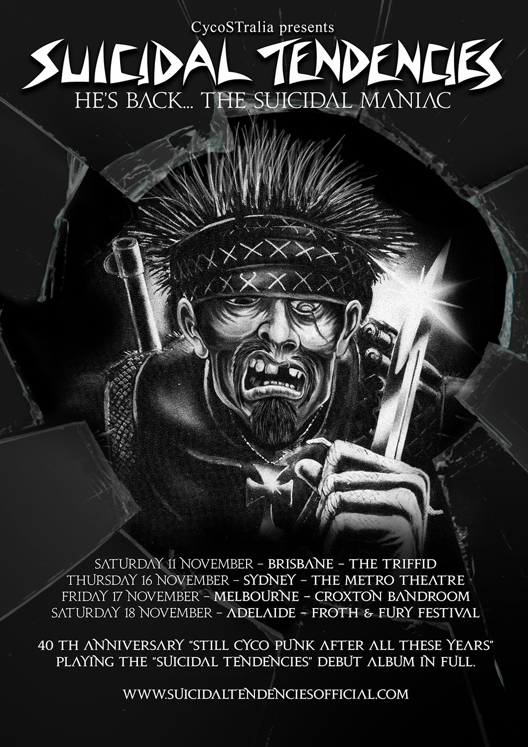 Suicidal Tendencies Tour Poster