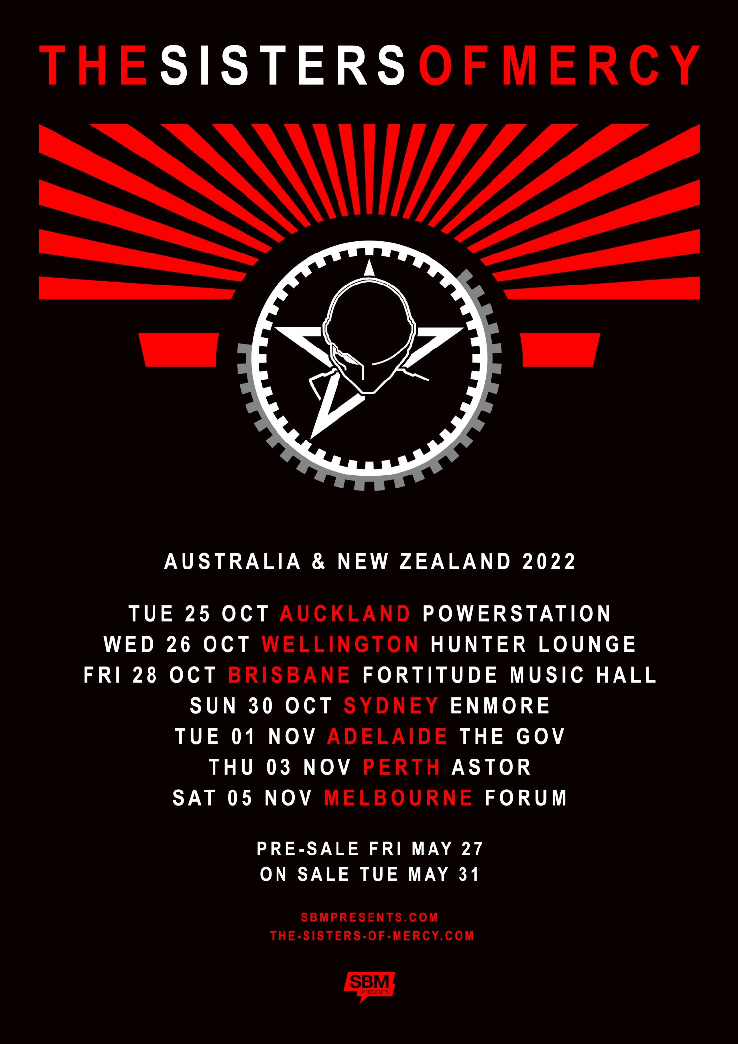 tour sisters of mercy