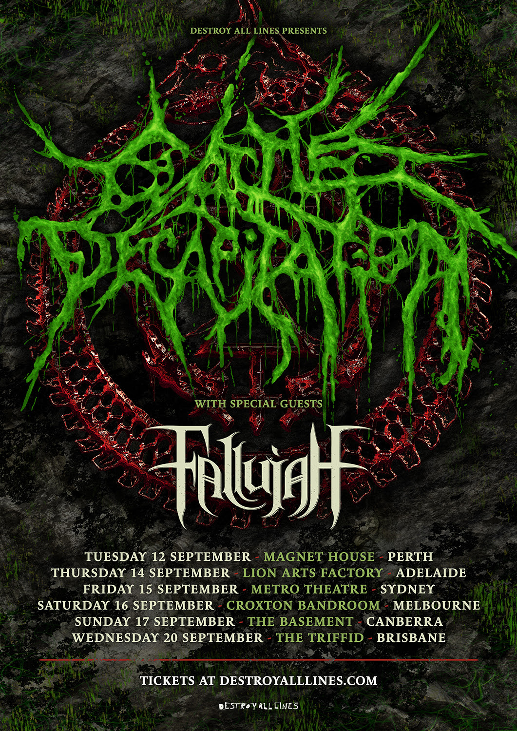 Tour art Cattle Decapitation