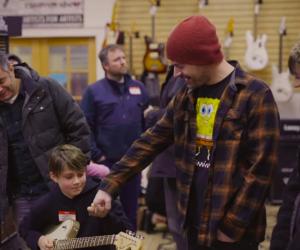 Jared Dines Raises $80,000 For Kids At Music Store