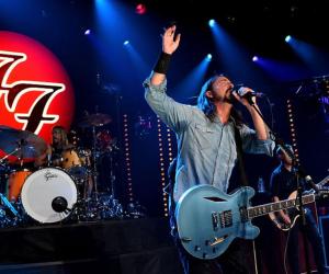 Foo Fighters performing live