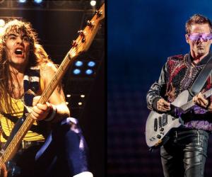 Steve Harris and Matt Bellamy 
