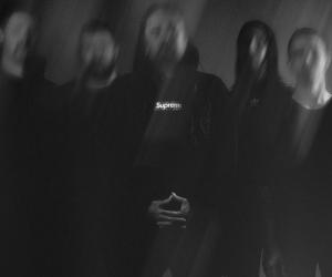 Thy Art Is Murder photographed in black & white