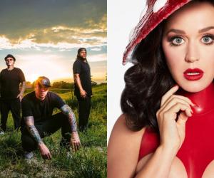 A comp image of P.O.D and Katy Perry