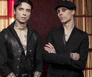 Andy Biersack and Ville Valo - Photo credit: Jeremy Saffer