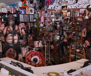 Gwar performing on NPR 'Tiny Desk Concert' Photo Credit: NPR 