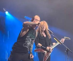 Matt Heafy Performing Live With Megadeth