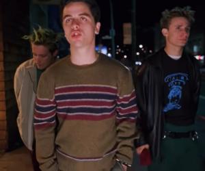 A screenshot of Green Day in the 'When I Come Around' Video 