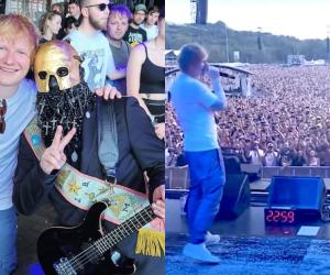 Wes Borland and Ed Sheeran