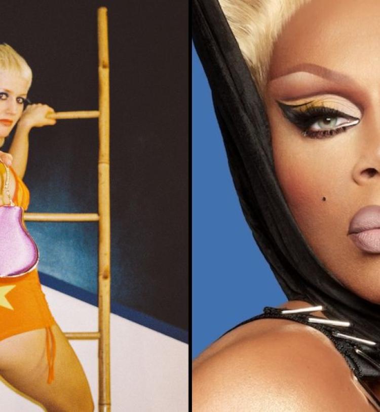 Amy Taylor and RuPaul - Photo Source: Facebook, Photo Credits: Amyl and the Sniffers, RuPaul  