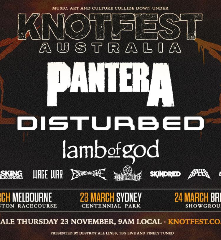 Knotfest Australia Header
