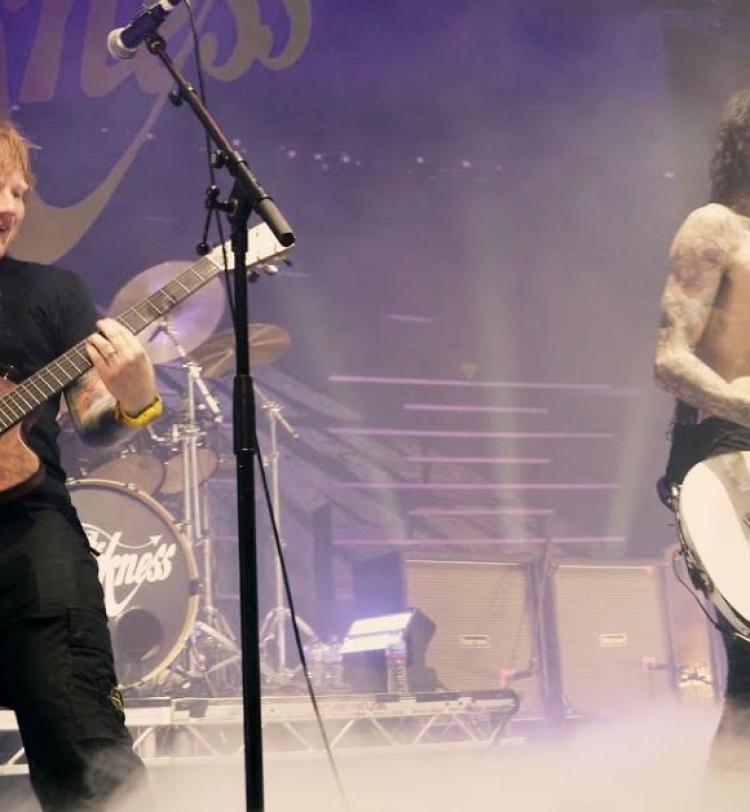 Ed Sheeran and The Darkness