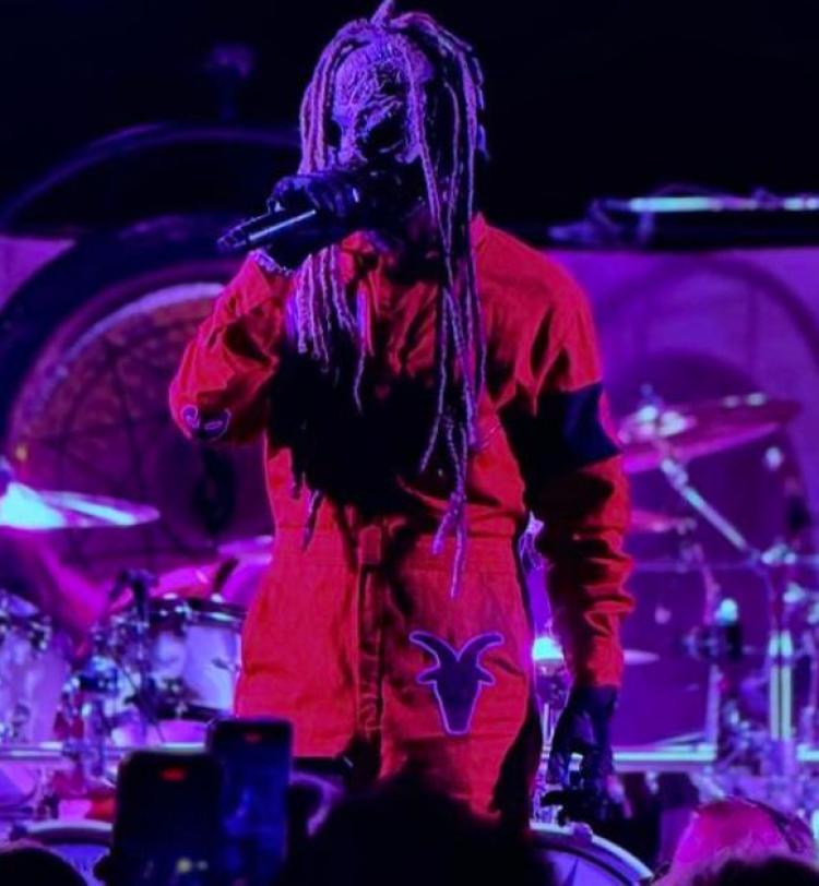 Slipknot's Corey Taylor performs live at Pappy and Harriet's in California