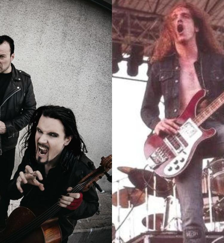A comp image featuring Apocalyptica and late Metallica bassist Cliff Burton