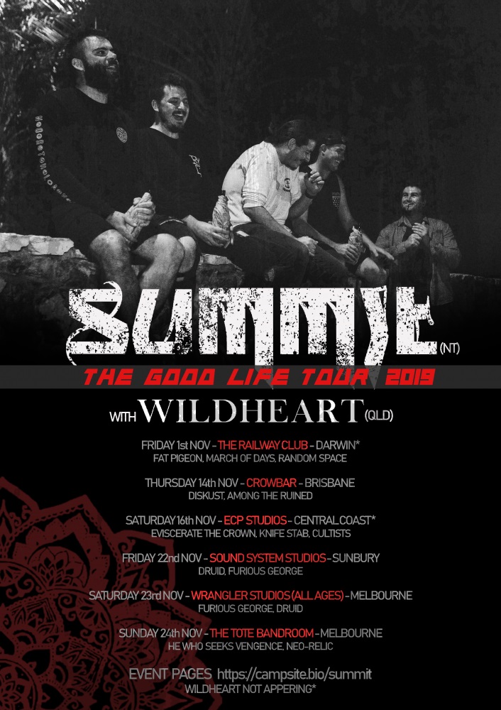 Summit - The Good Life tour flyer