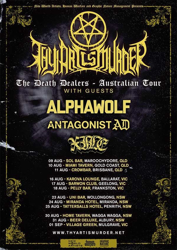 Death Dealers Tour Poster