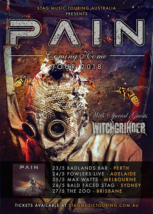 Pain Australian Tour