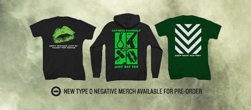 Shope new Type O Negative merch 