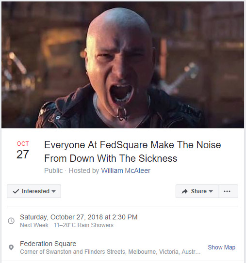 Disturbed event