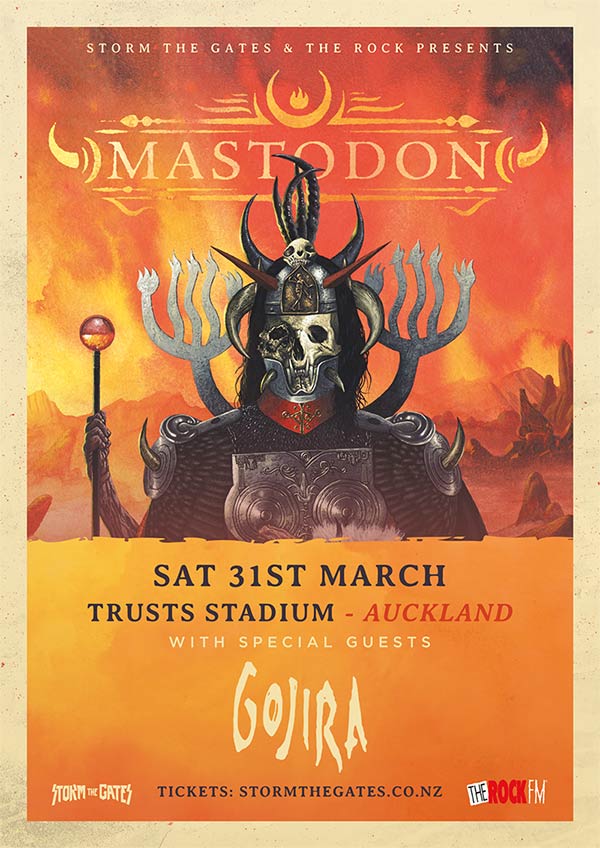 Mastodon & Gojira New Zealand Poster