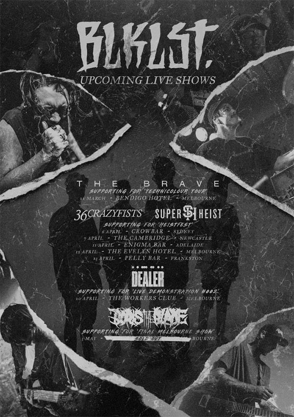 BLKLST Tour Poster