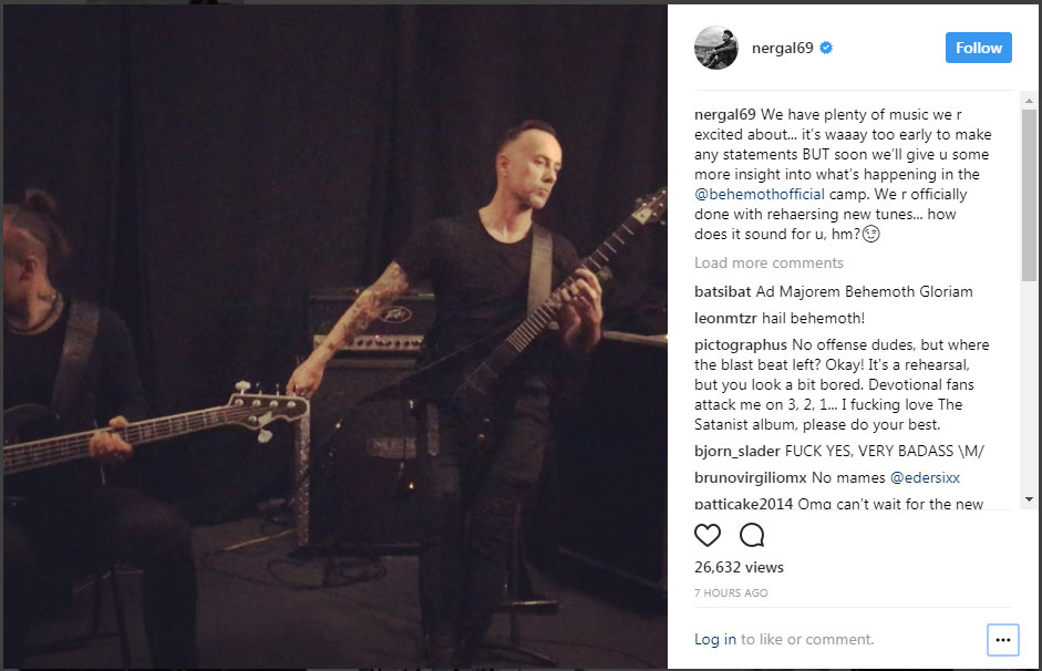 Behemoth In The Studio