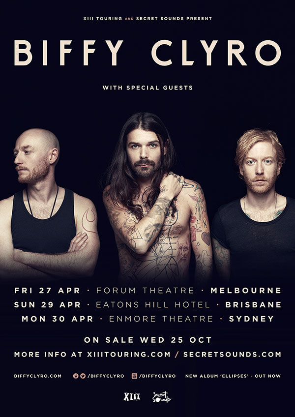 Biffy Clyro Australian Tour